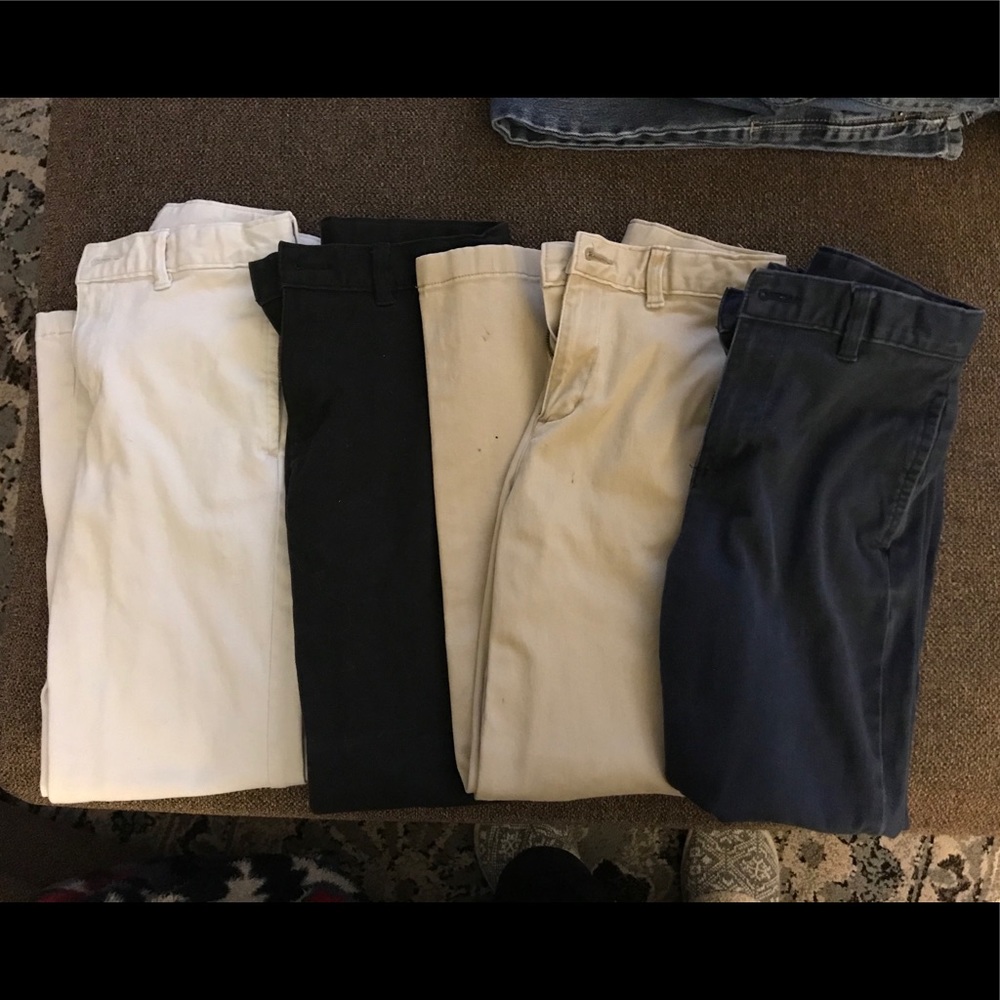 Boys 12R uniform pants slim